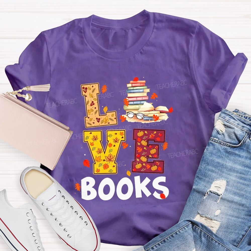 Fall In Love With Books All Over Again One Page At A Time T-shirt