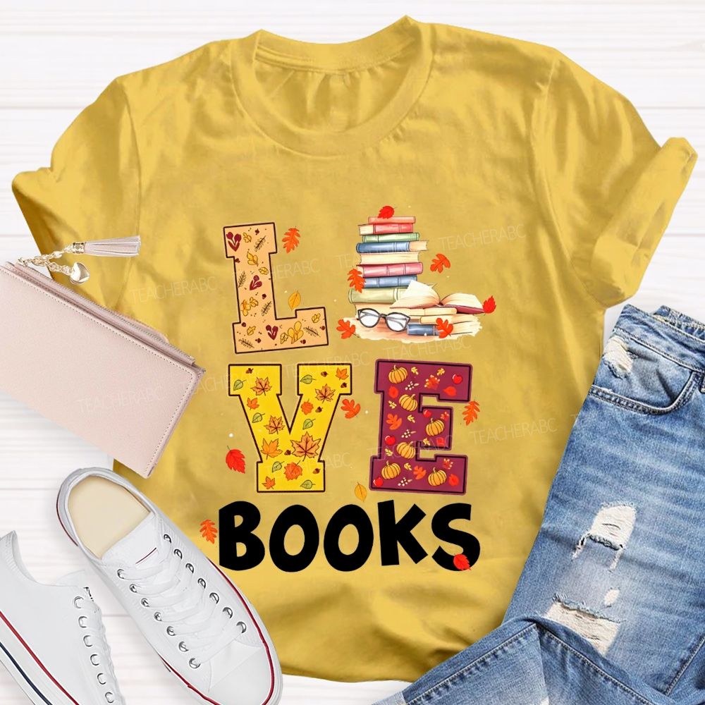 Fall In Love With Books All Over Again One Page At A Time T-shirt