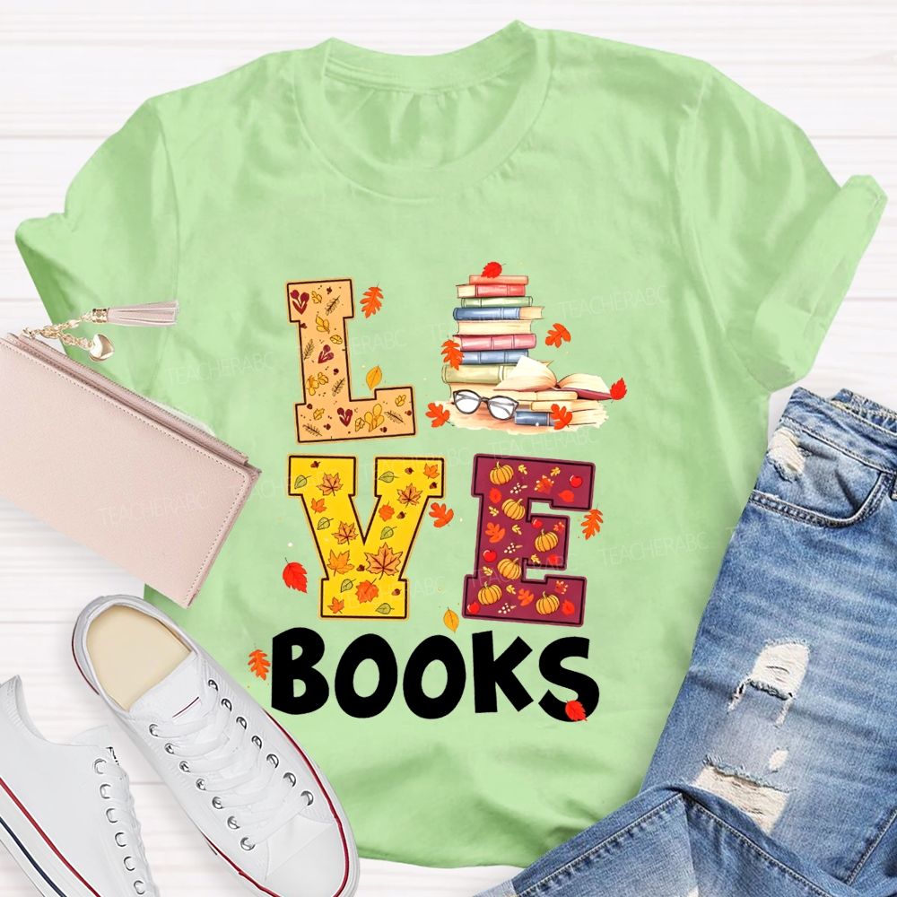Fall In Love With Books All Over Again One Page At A Time T-shirt