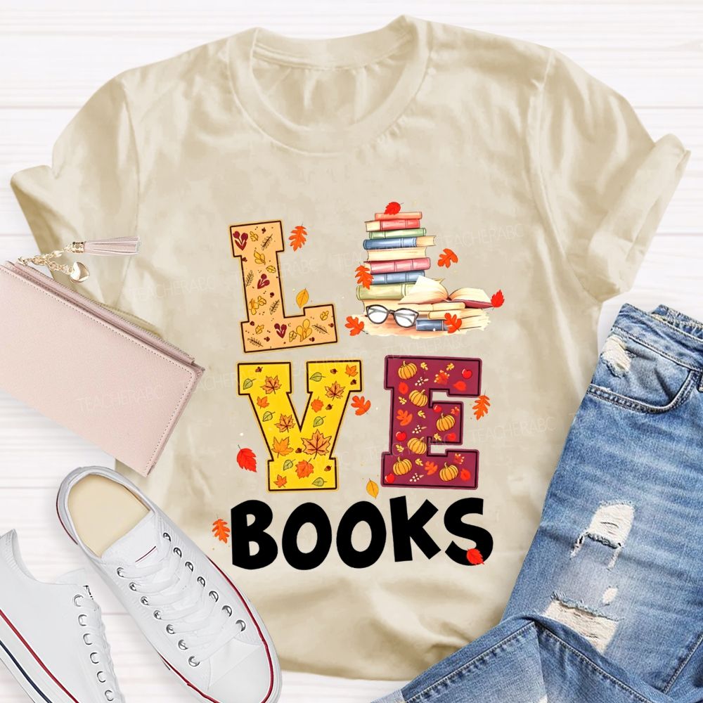 Fall In Love With Books All Over Again One Page At A Time T-shirt