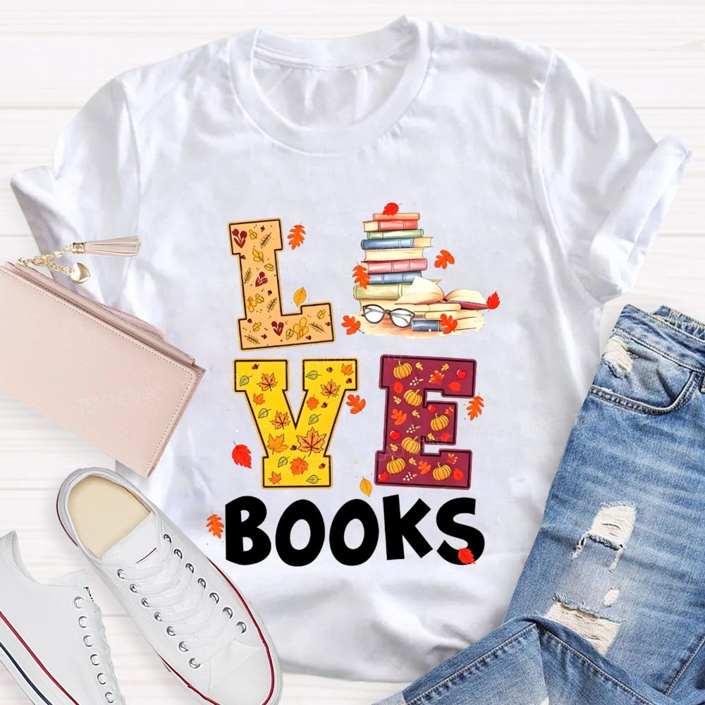 Fall In Love With Books All Over Again One Page At A Time T-shirt