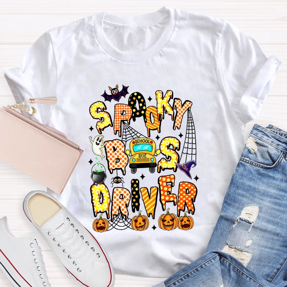 My Spooky Life Spooky Bus Driver T-shirt