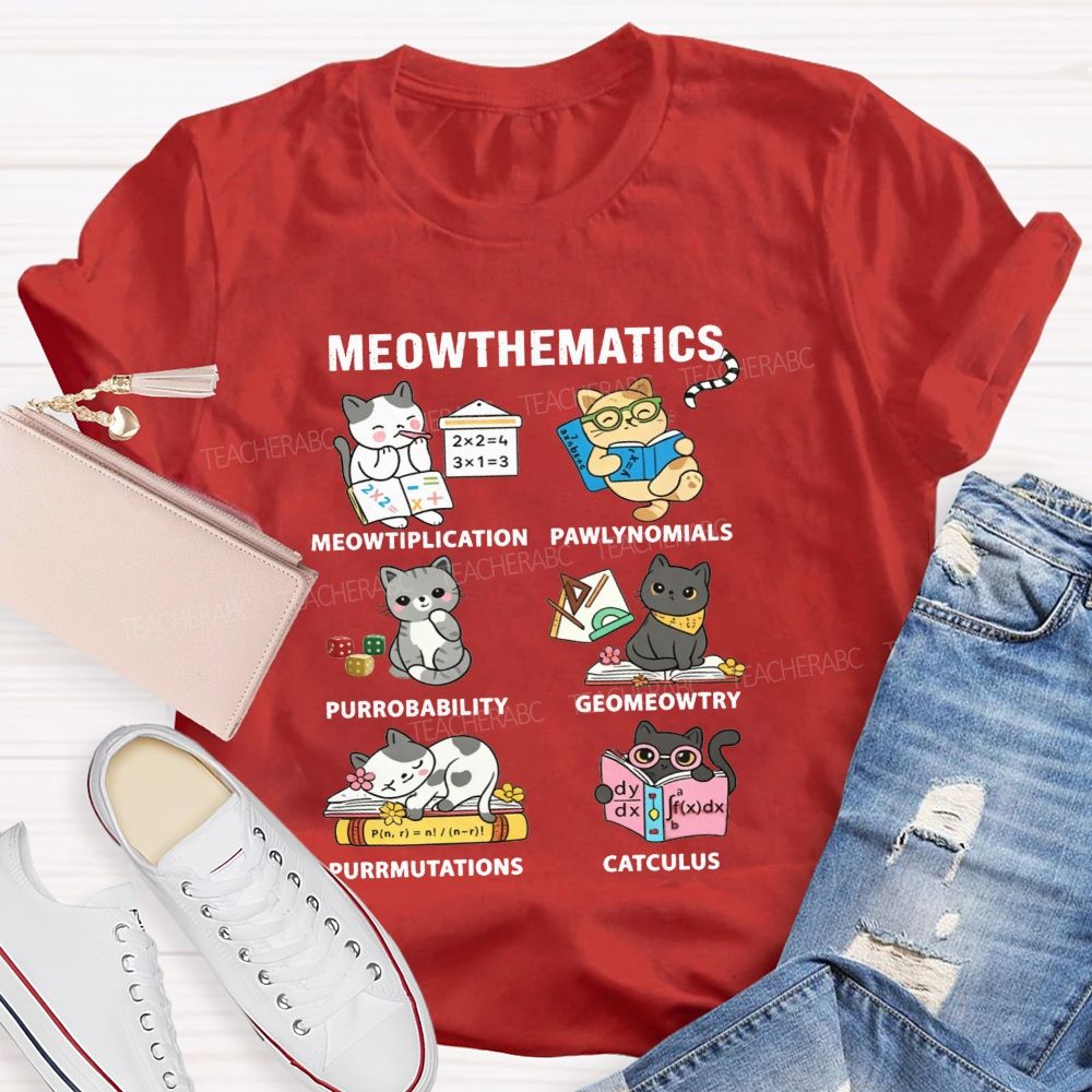 Mathematics Multiplication Polynomials Probability Permutations Calculus Teacher T-shirt