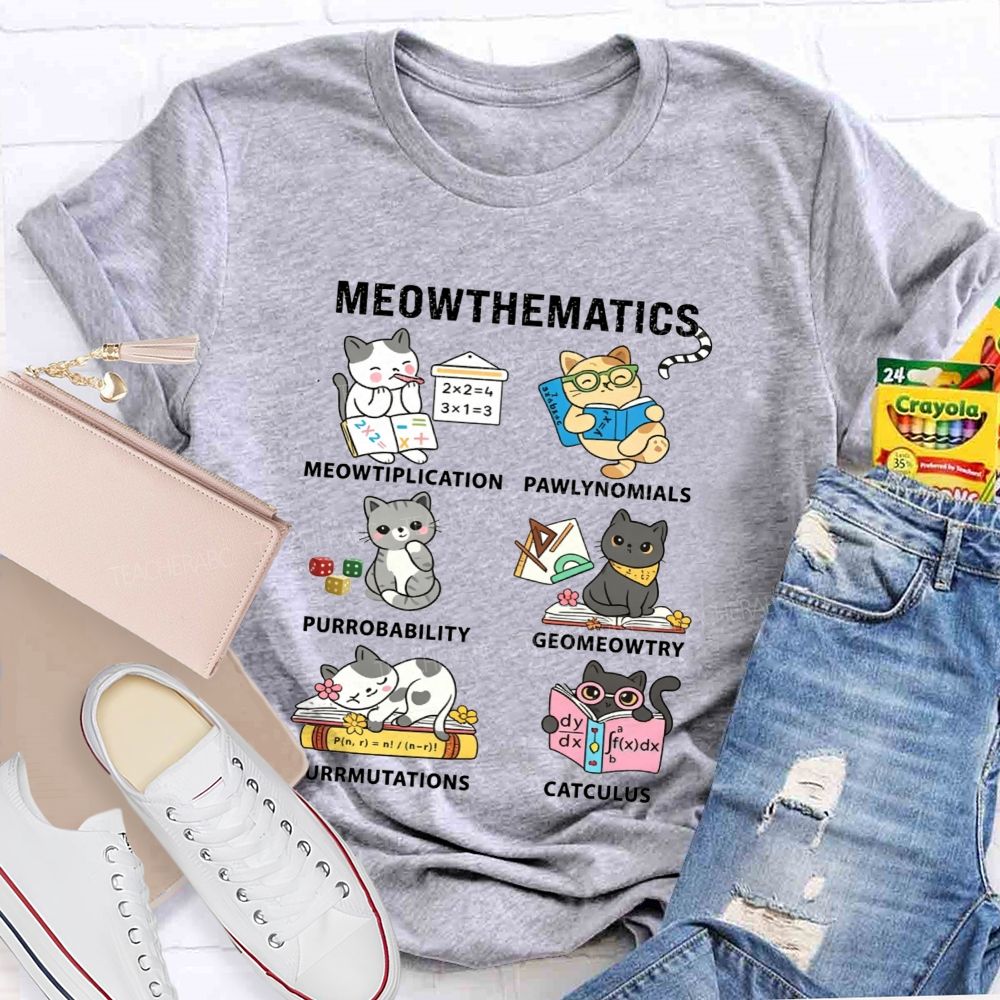 Mathematics Multiplication Polynomials Probability Permutations Calculus Teacher T-shirt