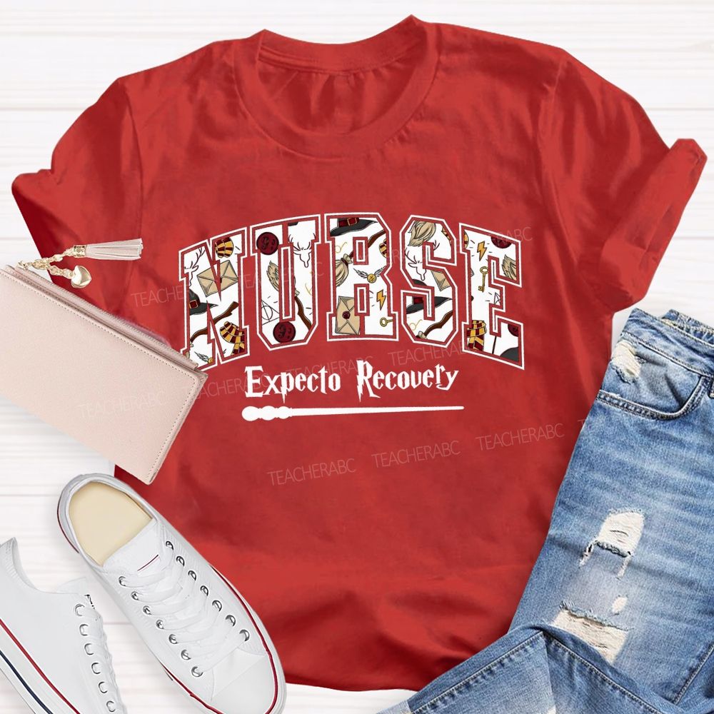 Nurse Expecto Recovery Healing Spells For Every Patient T-shirt