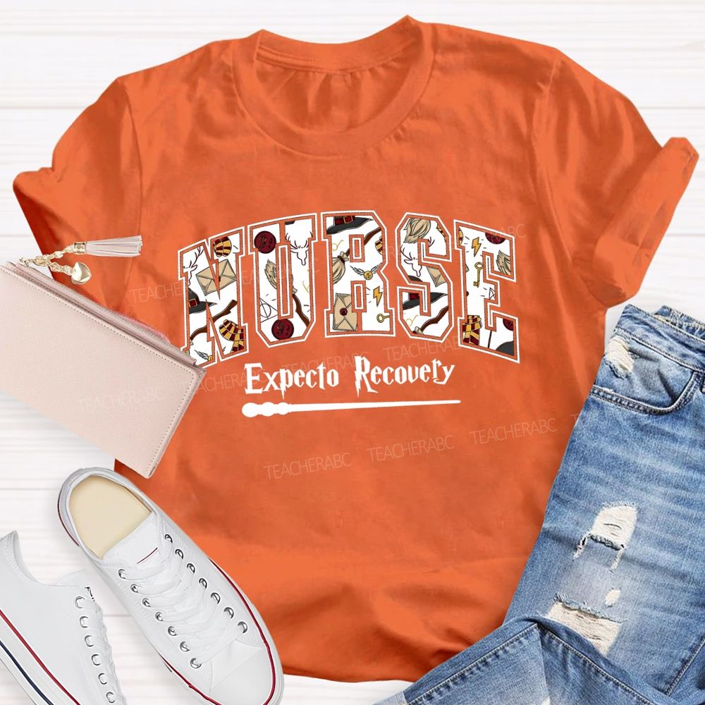 Nurse Expecto Recovery Healing Spells For Every Patient T-shirt