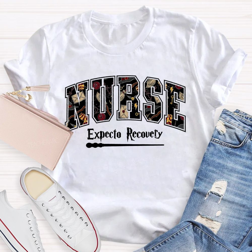 Nurse Expecto Recovery Healing Spells For Every Patient T-shirt
