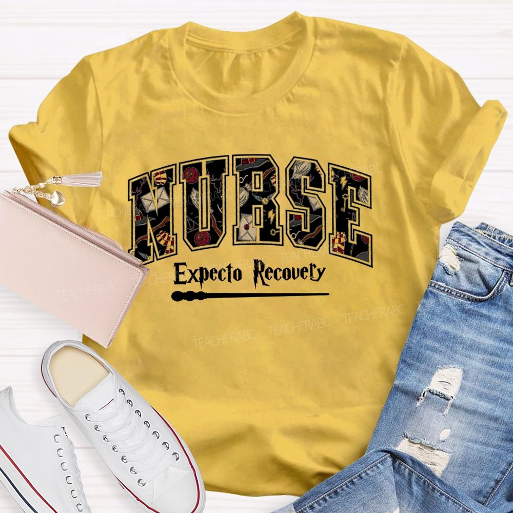 Nurse Expecto Recovery Healing Spells For Every Patient T-shirt