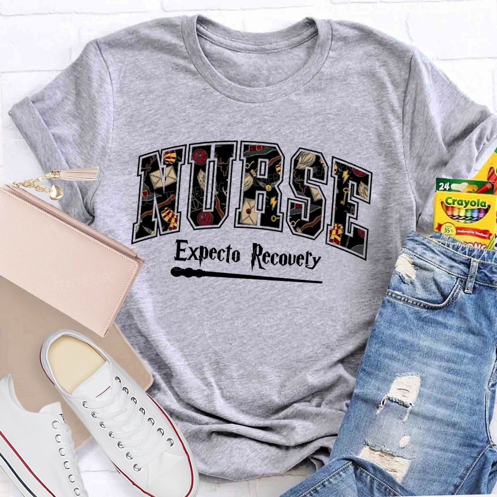 Nurse Expecto Recovery Healing Spells For Every Patient T-shirt