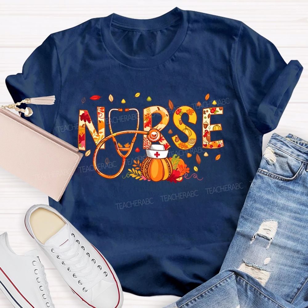 Fall Nurse Vibes My Favorite Season As A Nurse T-shirt