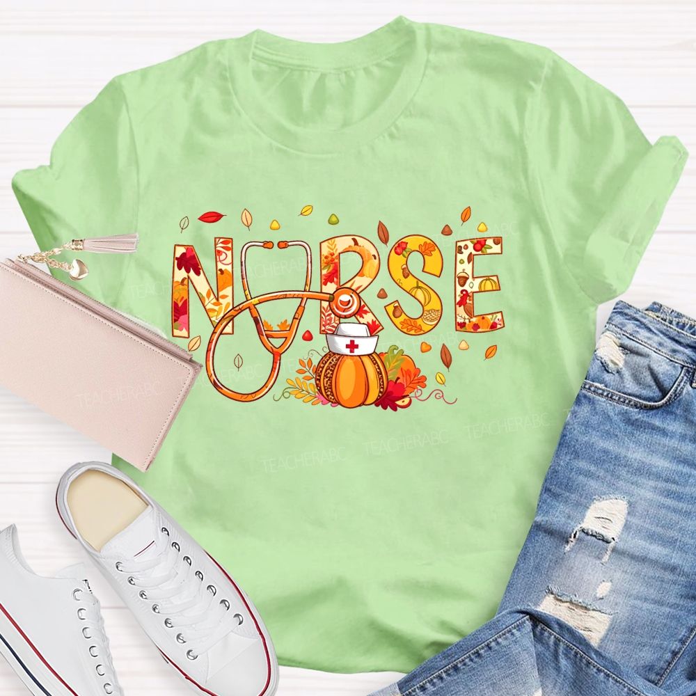 Fall Nurse Vibes My Favorite Season As A Nurse T-shirt