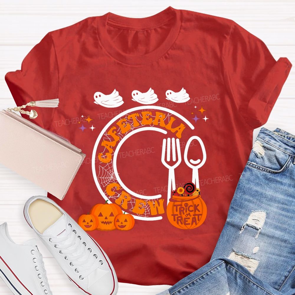 Cafeteria Crew Trick Or Treat Halloween T-shirt