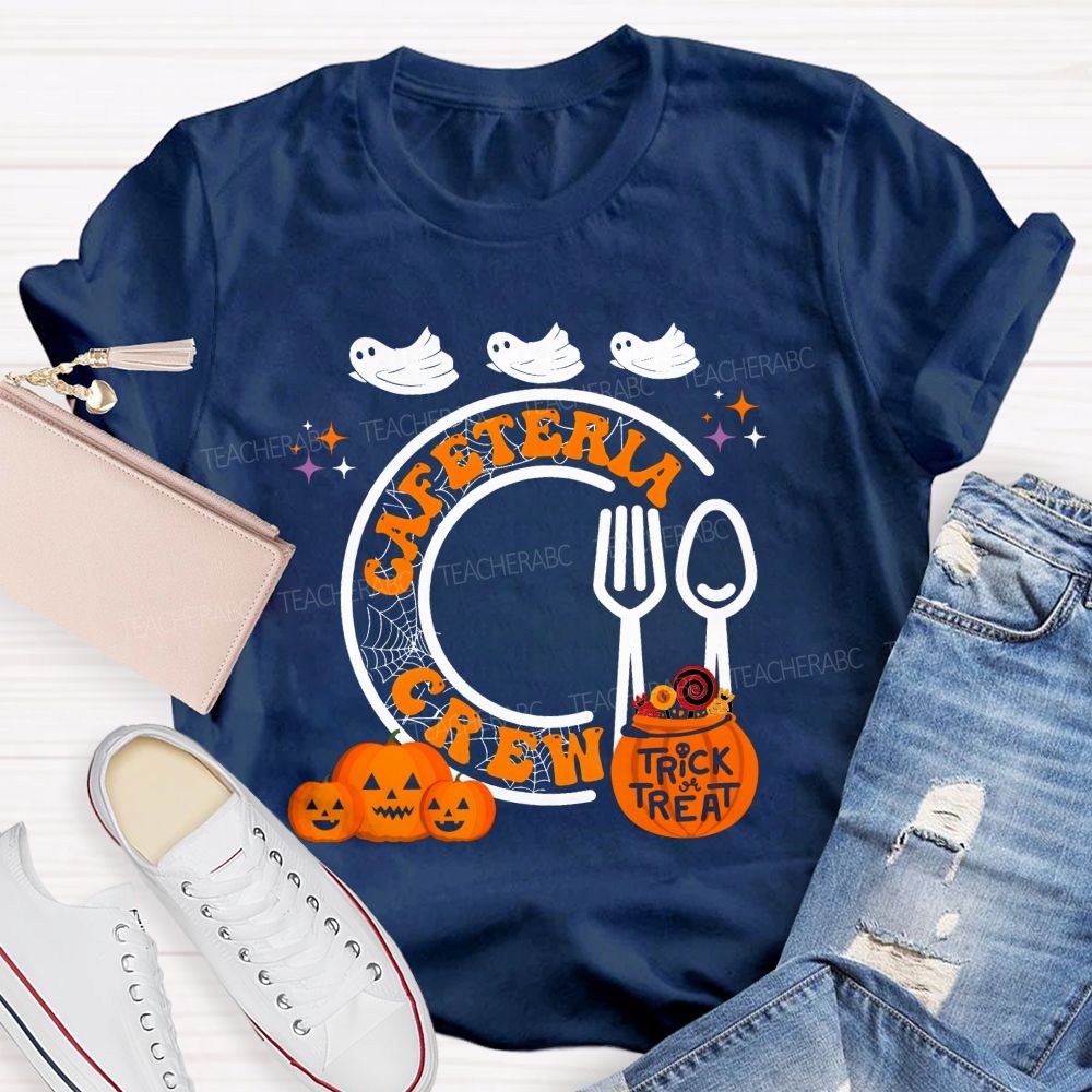 Cafeteria Crew Trick Or Treat Halloween T-shirt