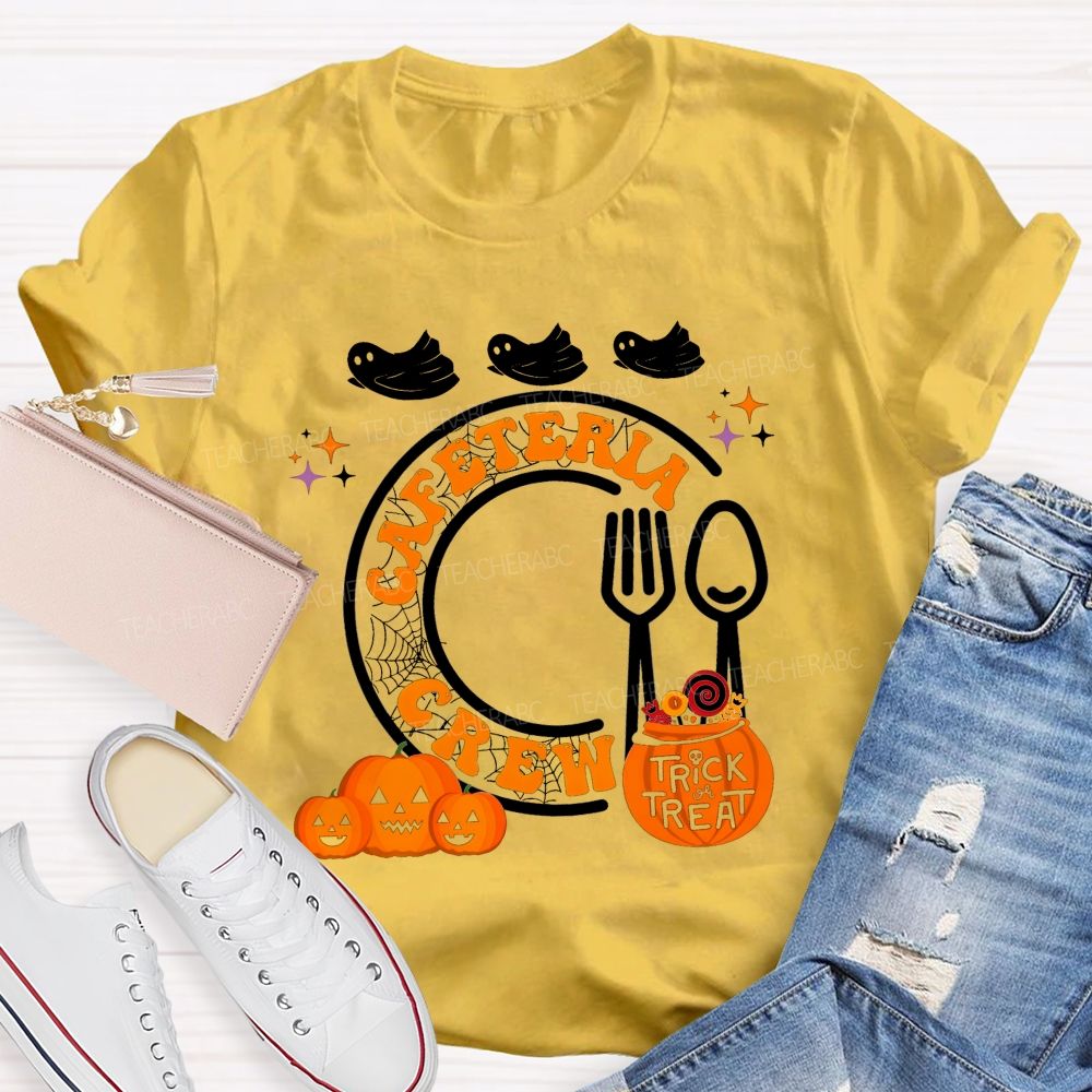 Cafeteria Crew Trick Or Treat Halloween T-shirt