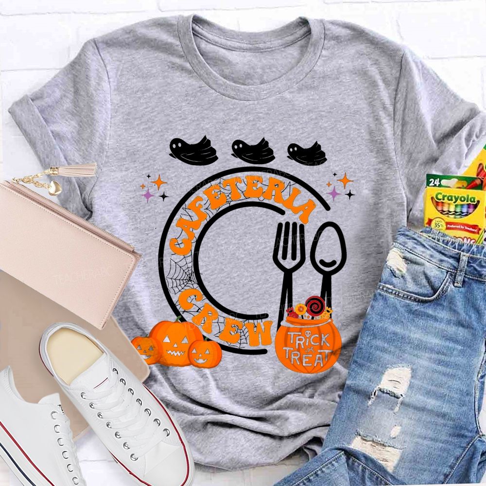 Cafeteria Crew Trick Or Treat Halloween T-shirt