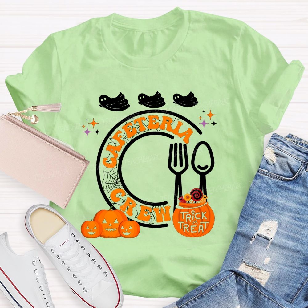 Cafeteria Crew Trick Or Treat Halloween T-shirt