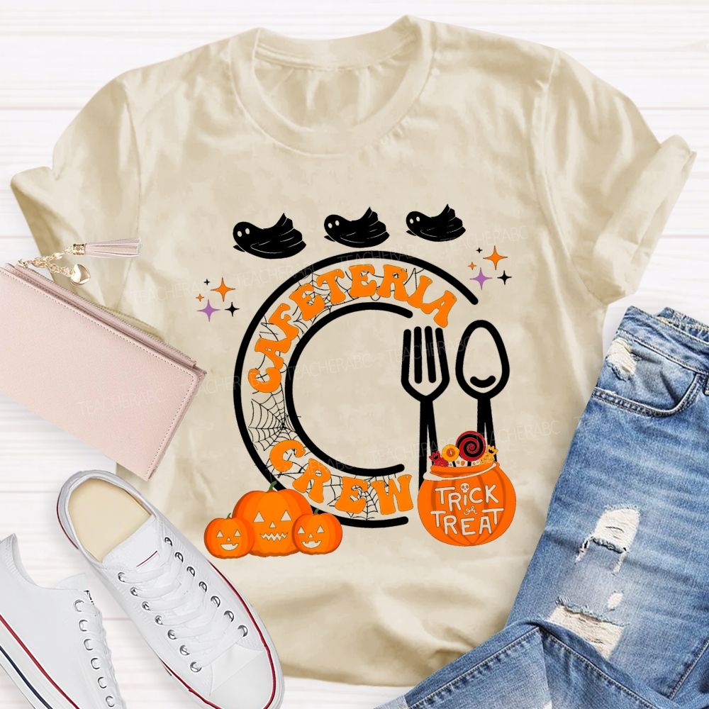 Cafeteria Crew Trick Or Treat Halloween T-shirt