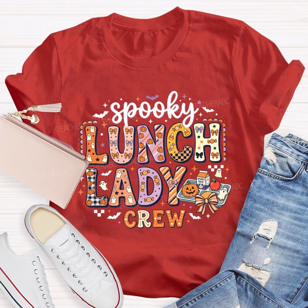 Spooky Lunch Lady Crew Halloween T-shirt