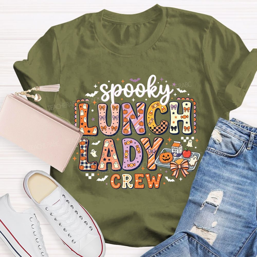 Spooky Lunch Lady Crew Halloween T-shirt