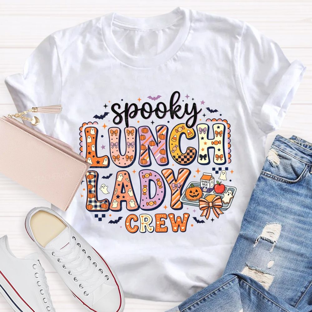 Spooky Lunch Lady Crew Halloween T-shirt