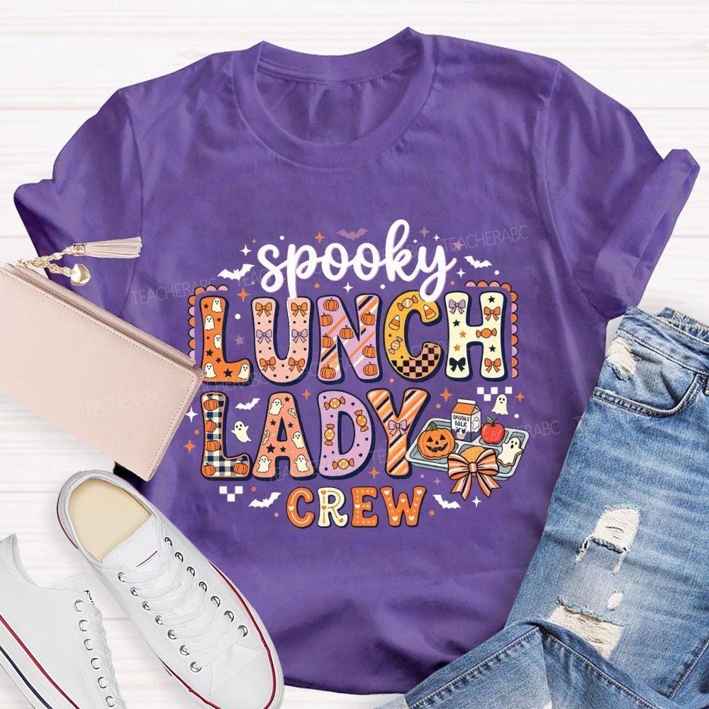 Spooky Lunch Lady Crew Halloween T-shirt