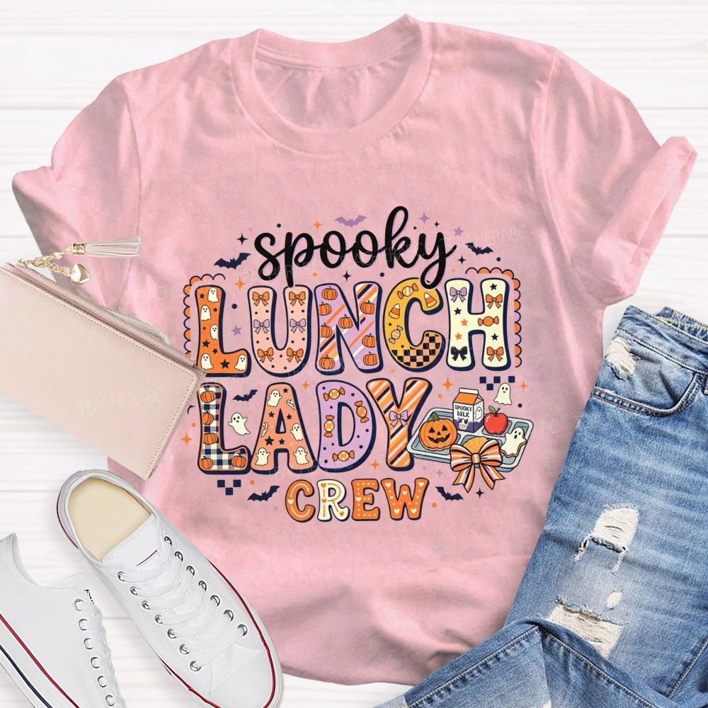 Spooky Lunch Lady Crew Halloween T-shirt