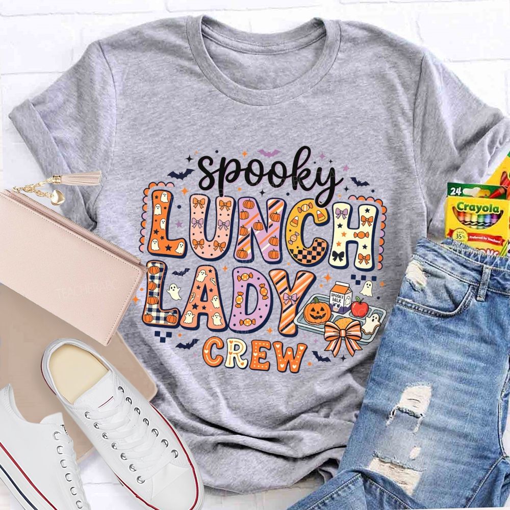 Spooky Lunch Lady Crew Halloween T-shirt