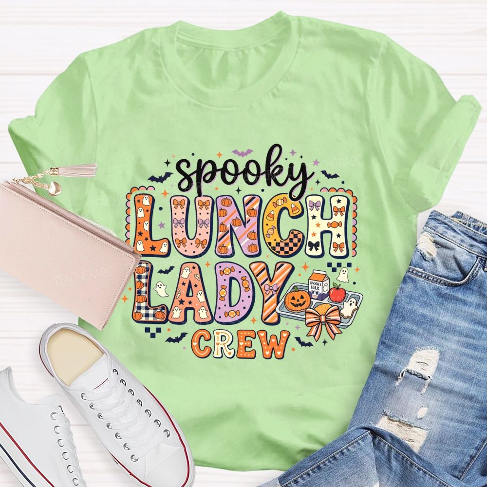 Spooky Lunch Lady Crew Halloween T-shirt