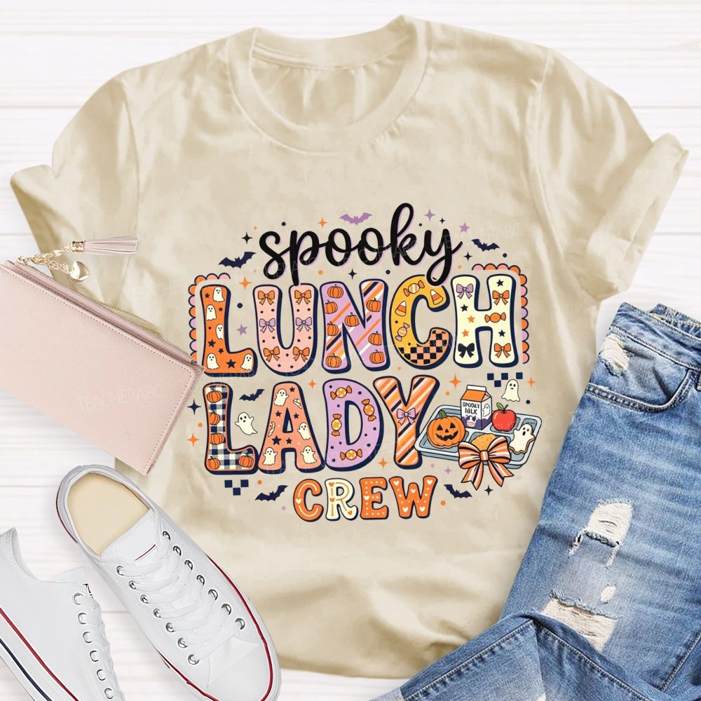 Spooky Lunch Lady Crew Halloween T-shirt