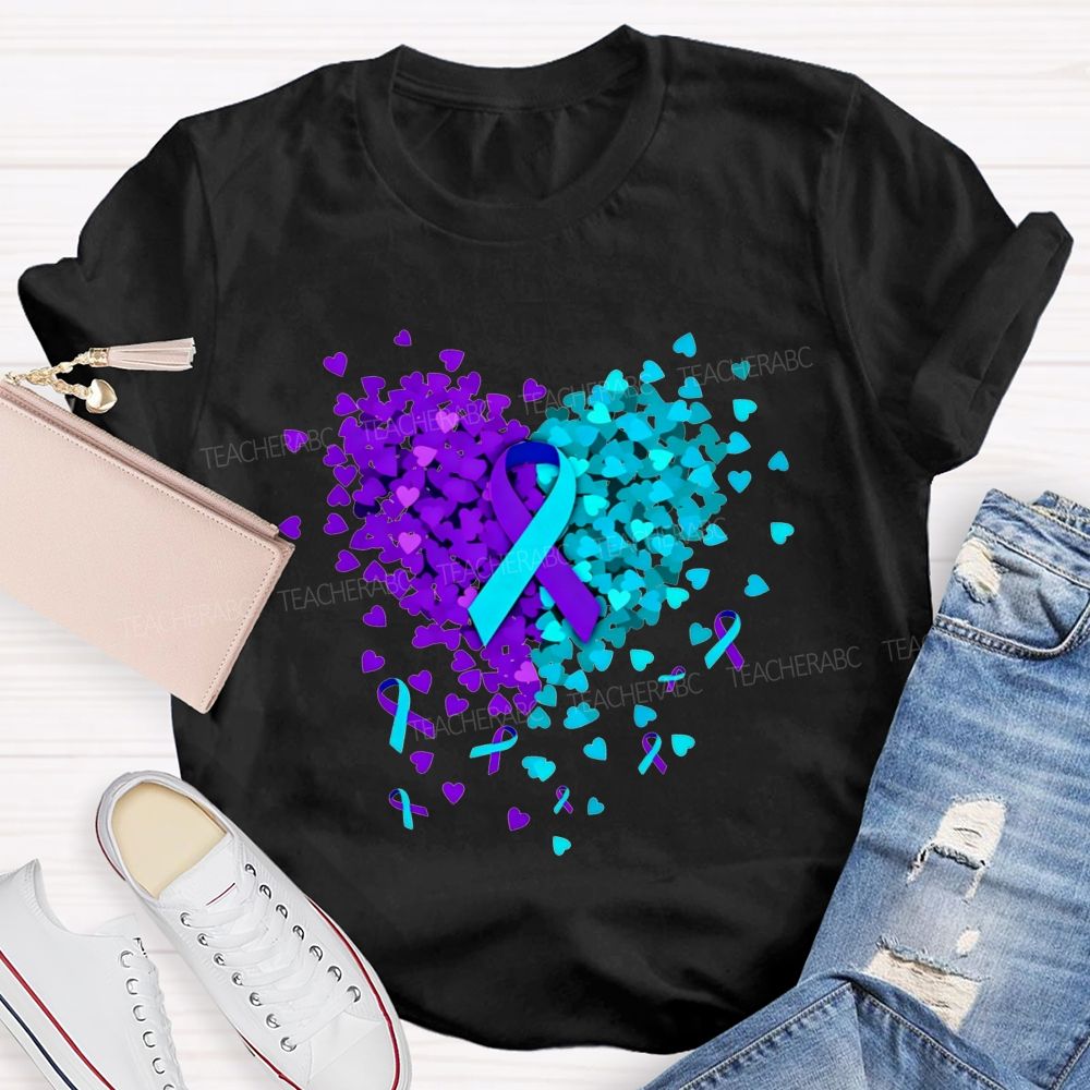 Spread Kindness Mental Wellness Matters Teacher T-shirt