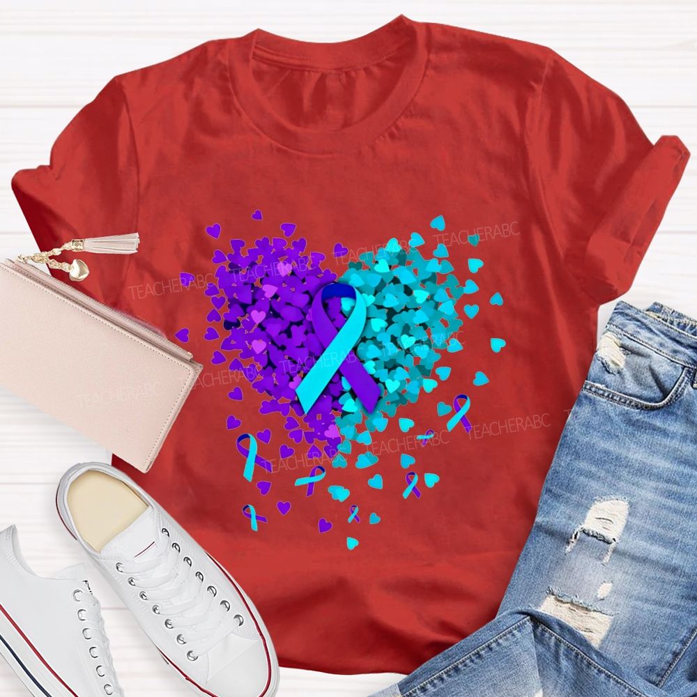 Spread Kindness Mental Wellness Matters Teacher T-shirt