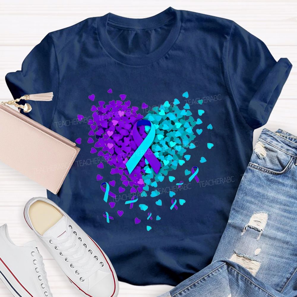 Spread Kindness Mental Wellness Matters Teacher T-shirt