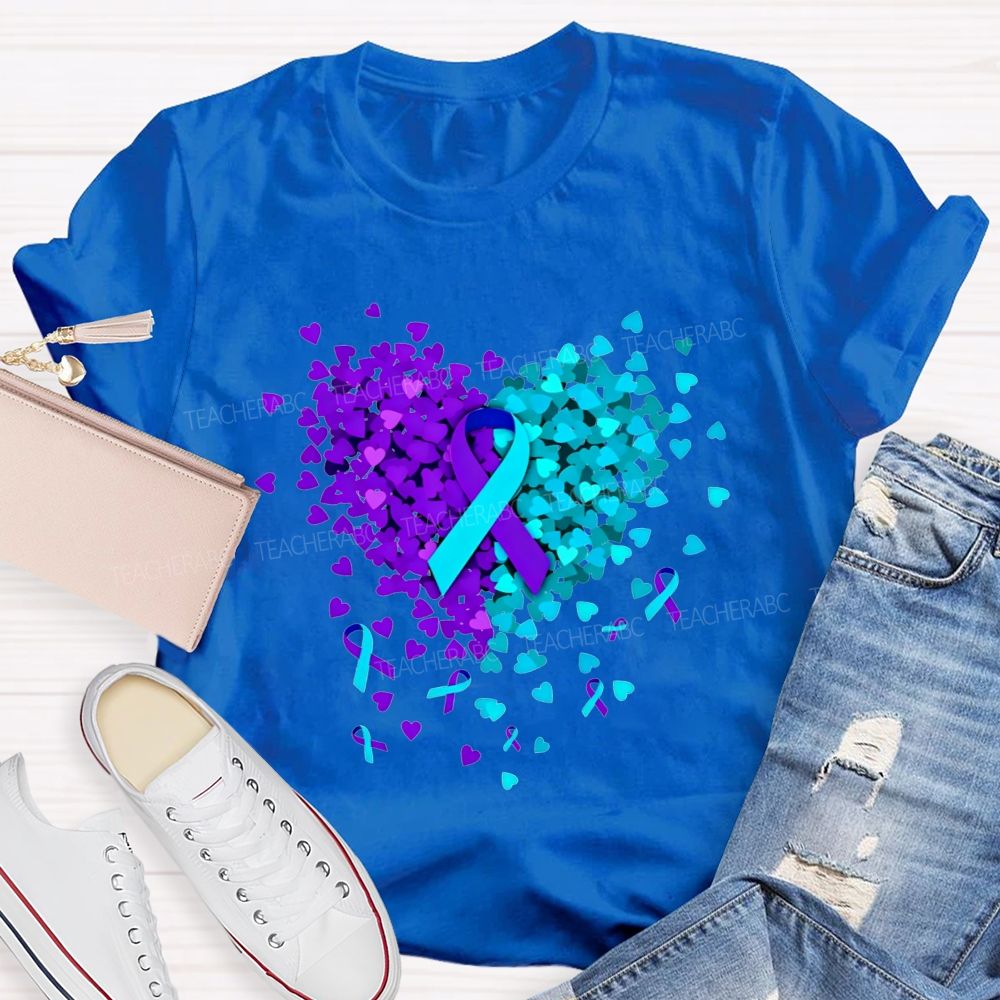 Spread Kindness Mental Wellness Matters Teacher T-shirt