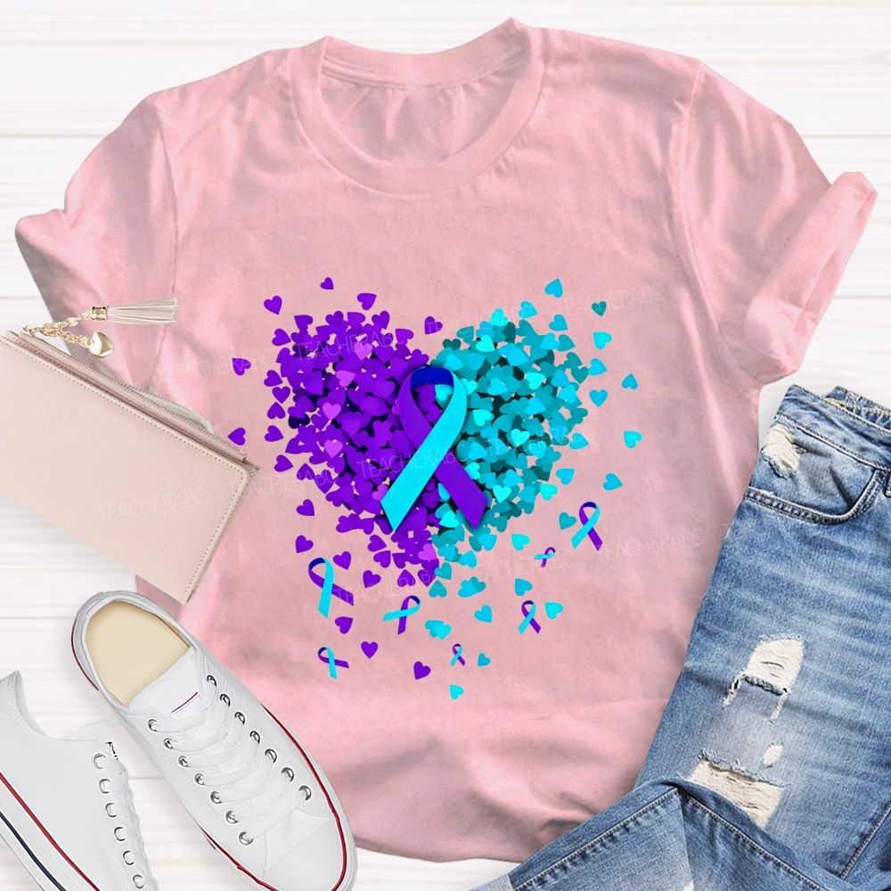 Spread Kindness Mental Wellness Matters Teacher T-shirt