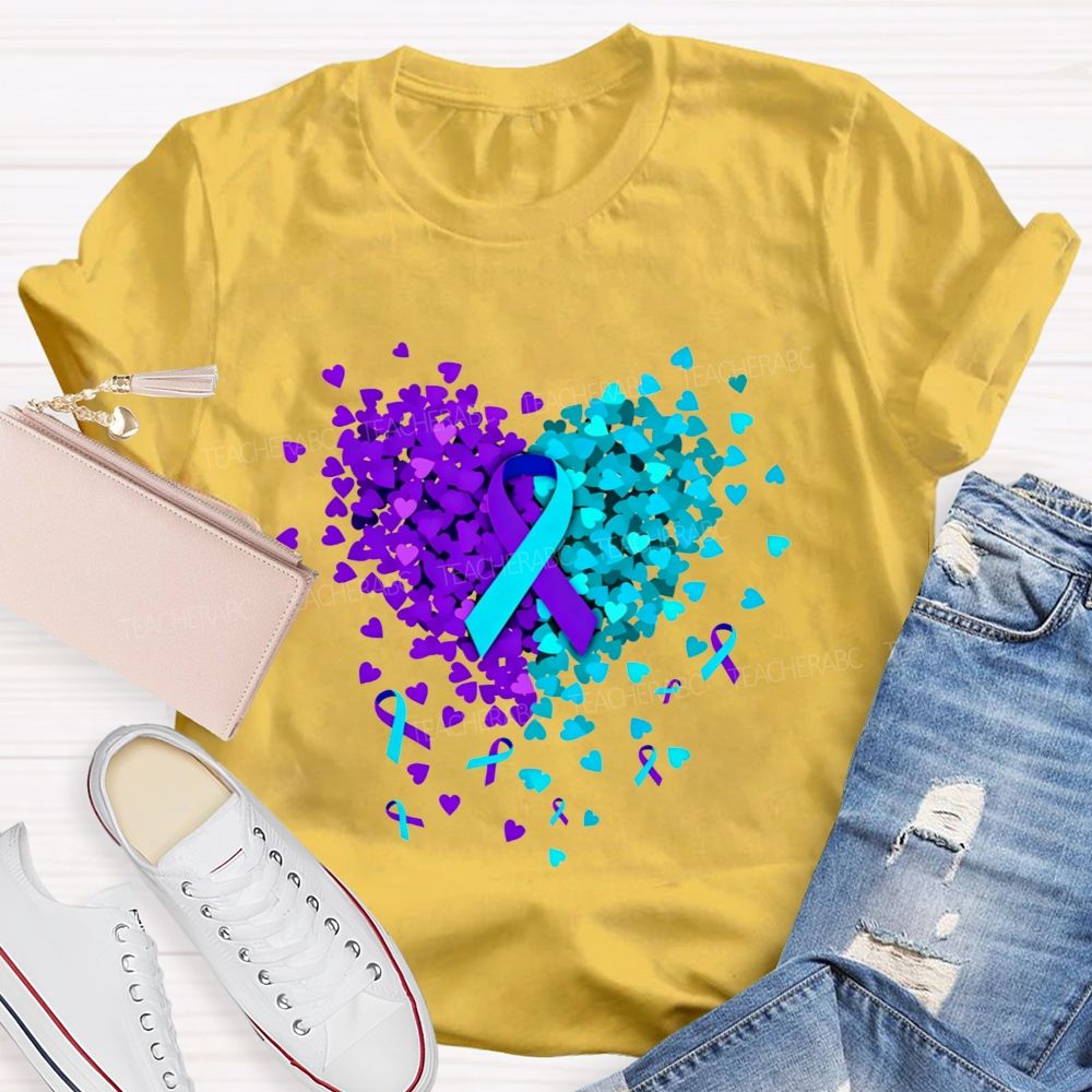 Spread Kindness Mental Wellness Matters Teacher T-shirt