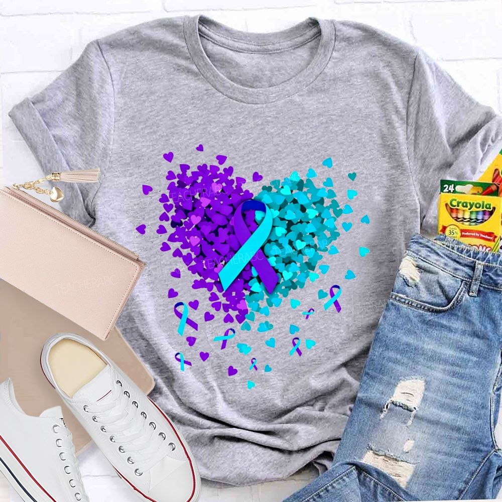 Spread Kindness Mental Wellness Matters Teacher T-shirt