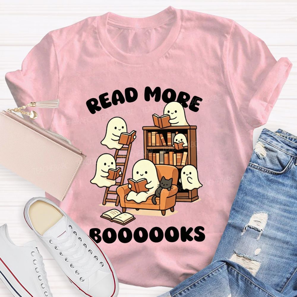 Read More Booooks Cute Ghost Teacher T-Shirt