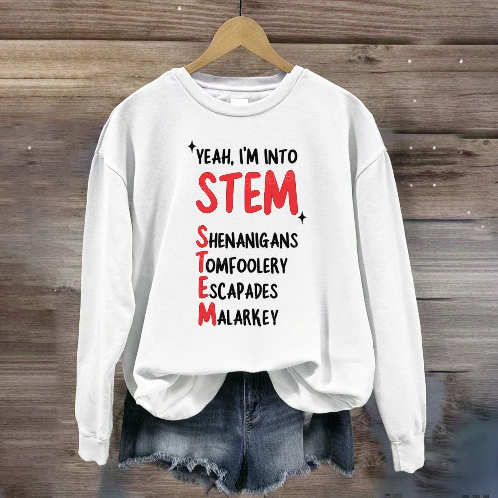 I'm Into STEM Teacher Sweatshirt