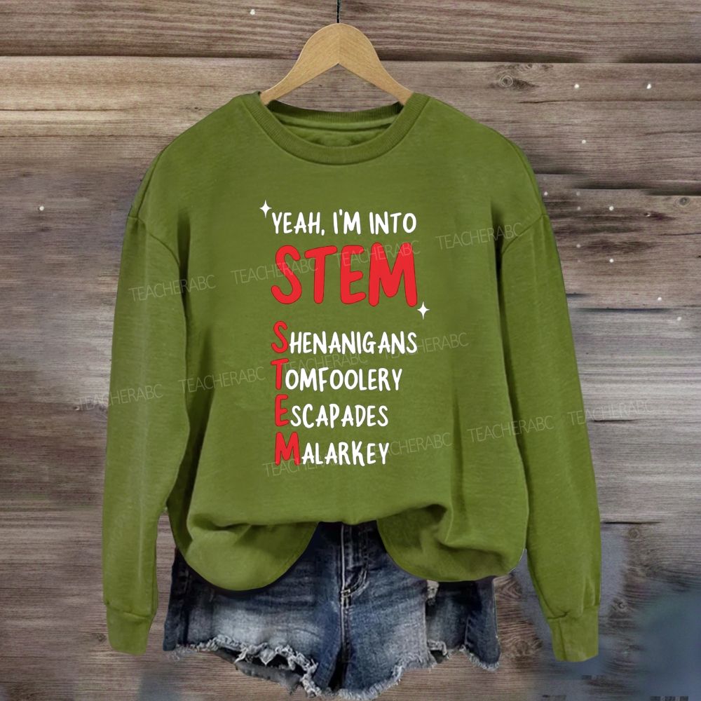 I'm Into STEM Teacher Sweatshirt