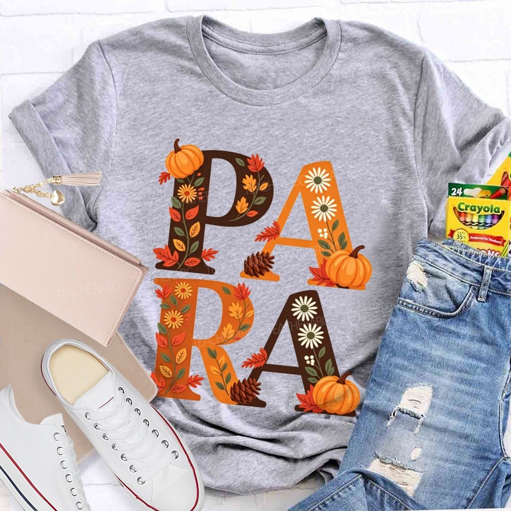 Halloween Best Para Ever Spooky Halloween Fall Teacher T-shirt