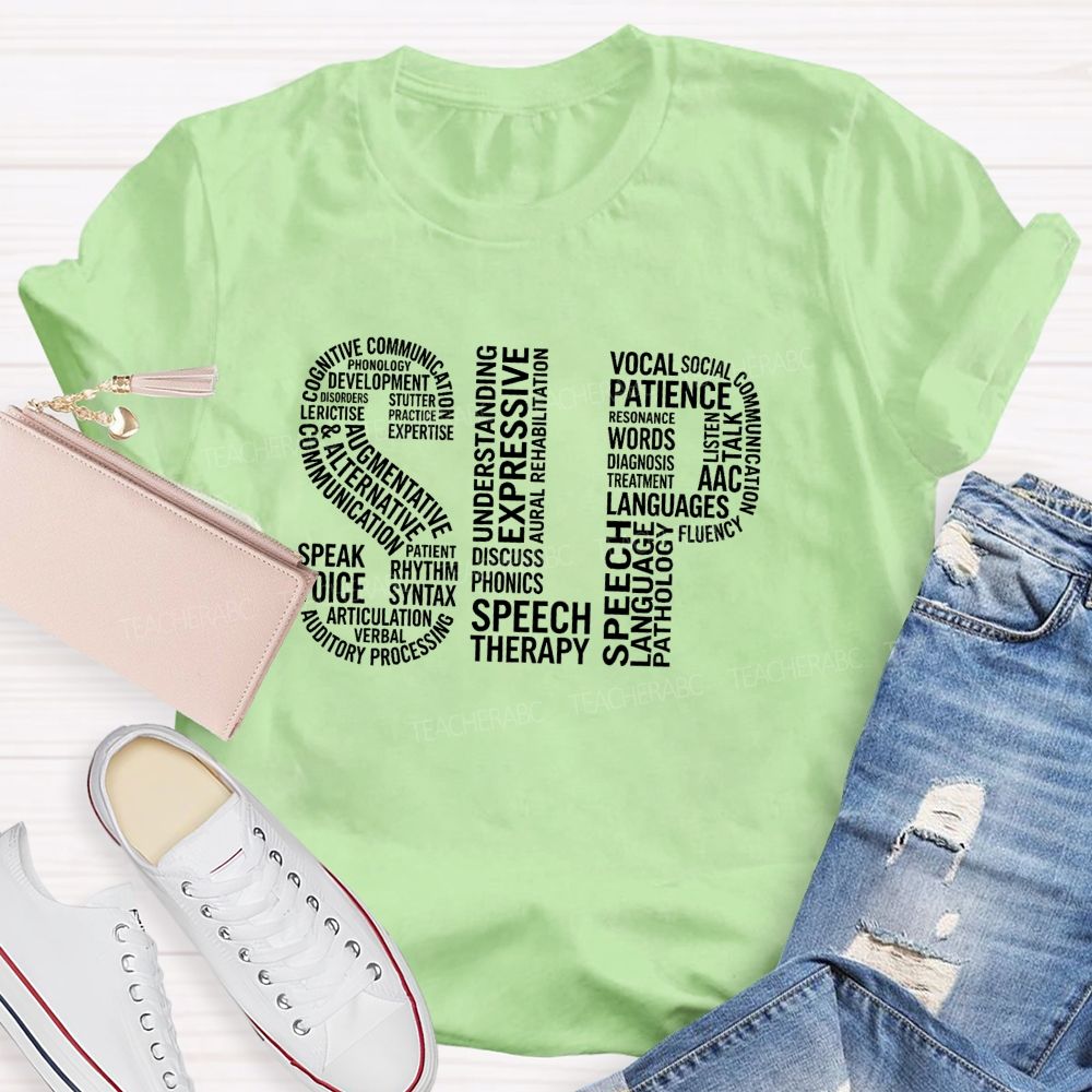 Speech‑Language Pathologist Slp Cognitive Communication Phonology Development Augmentative T-shirt