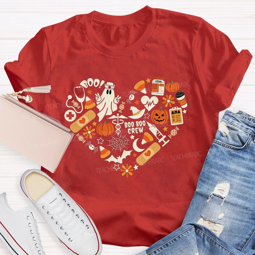 Healing Boo‑Boos This Halloween School Nurse T-shirt