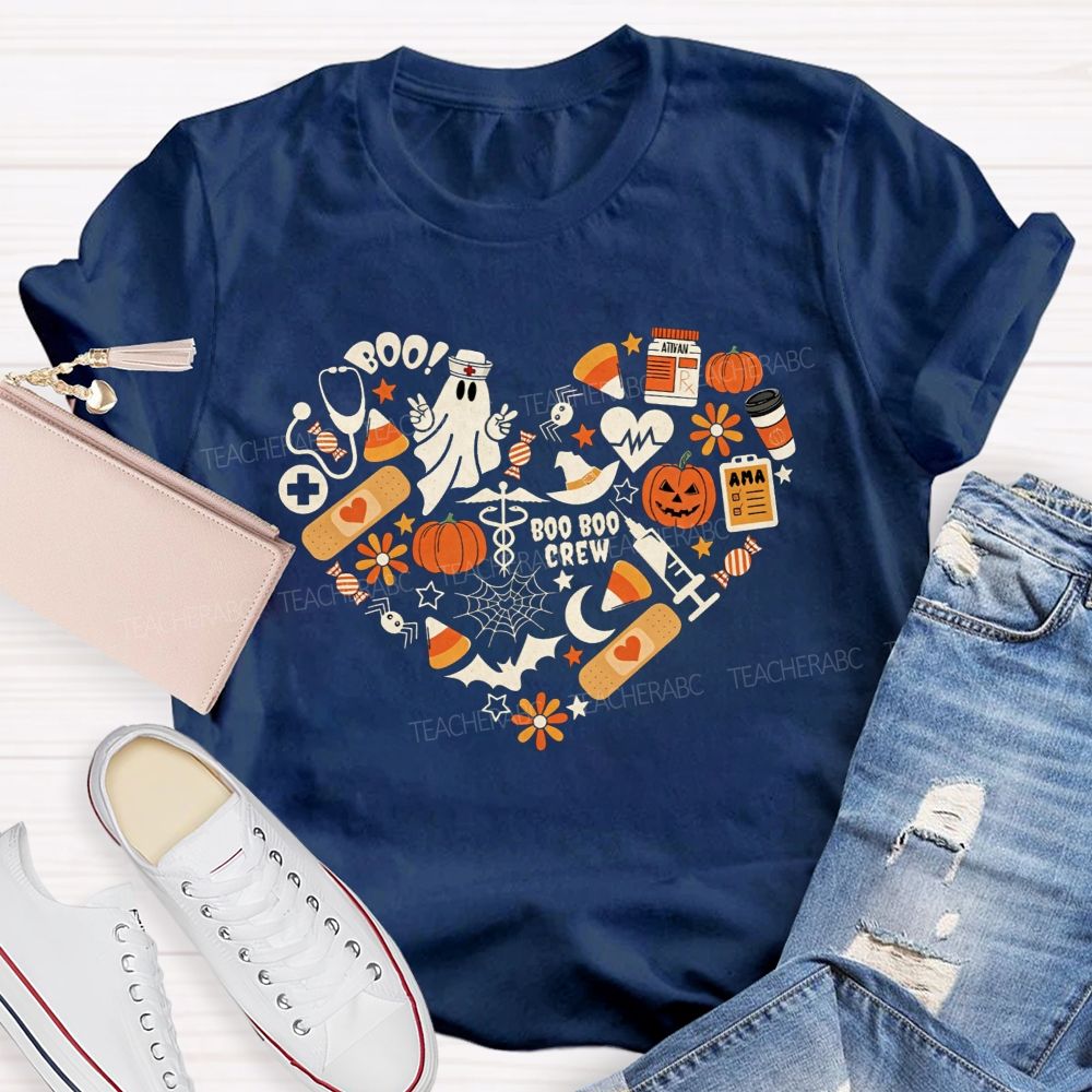 Healing Boo‑Boos This Halloween School Nurse T-shirt