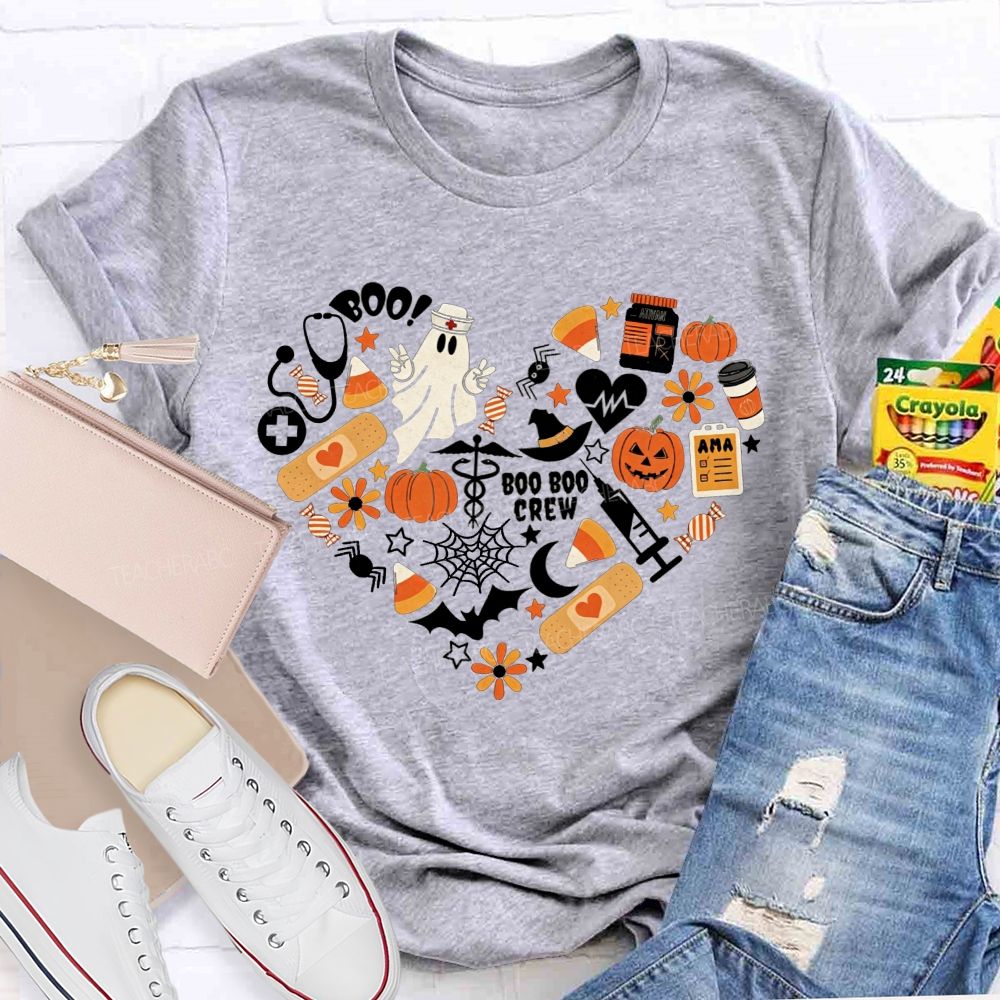 Healing Boo‑Boos This Halloween School Nurse T-shirt