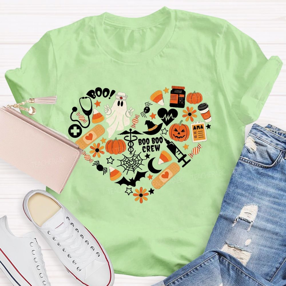 Healing Boo‑Boos This Halloween School Nurse T-shirt