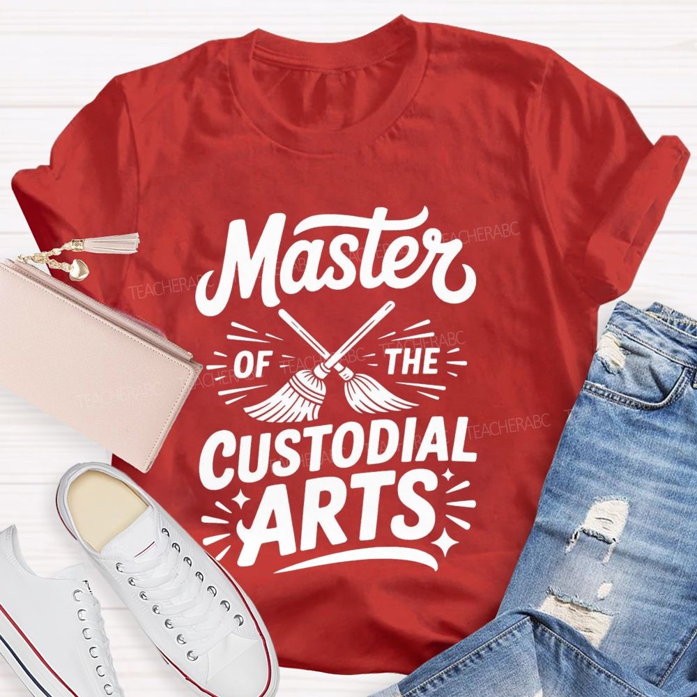 Master Of The Custodial Arts Teacher T-shirt