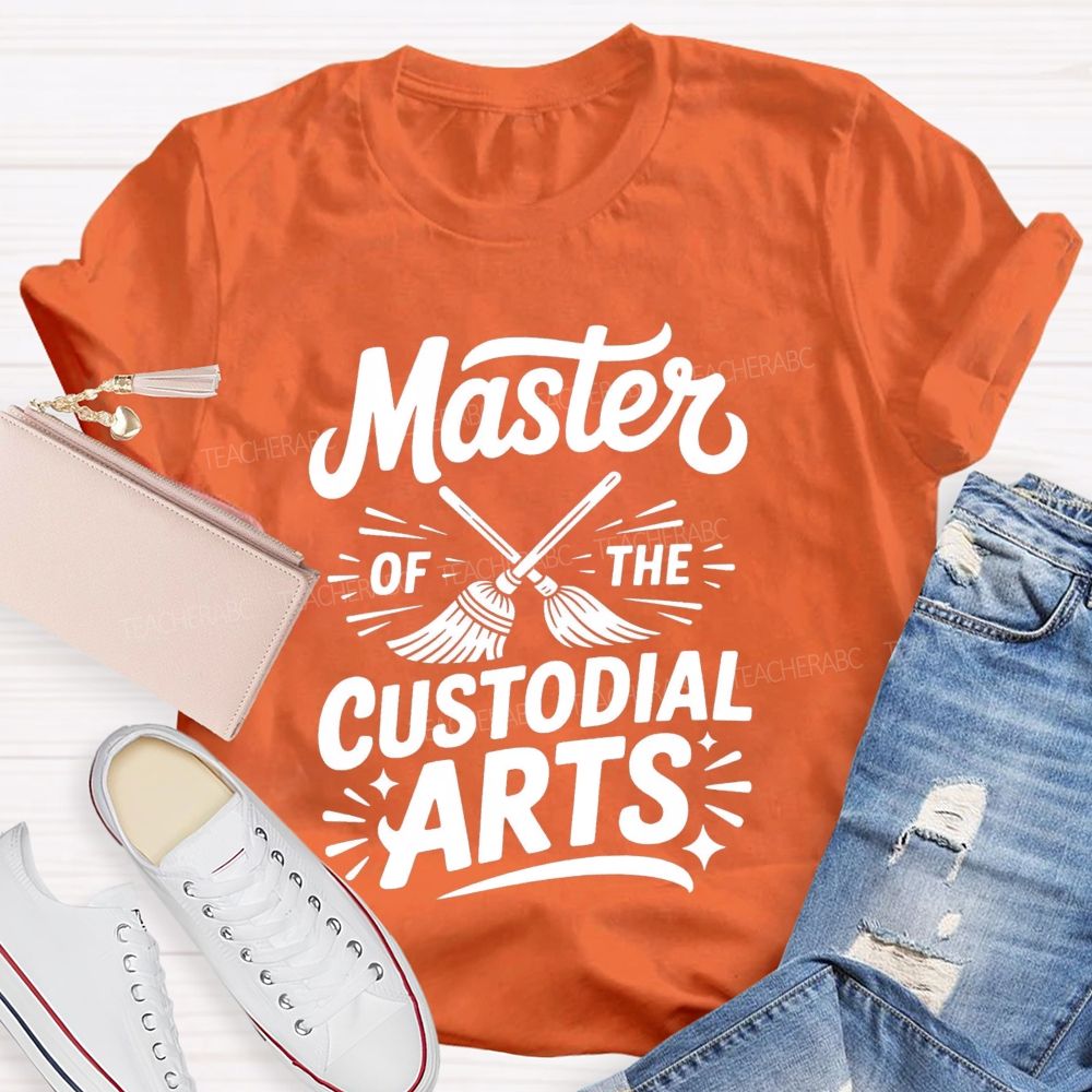 Master Of The Custodial Arts Teacher T-shirt