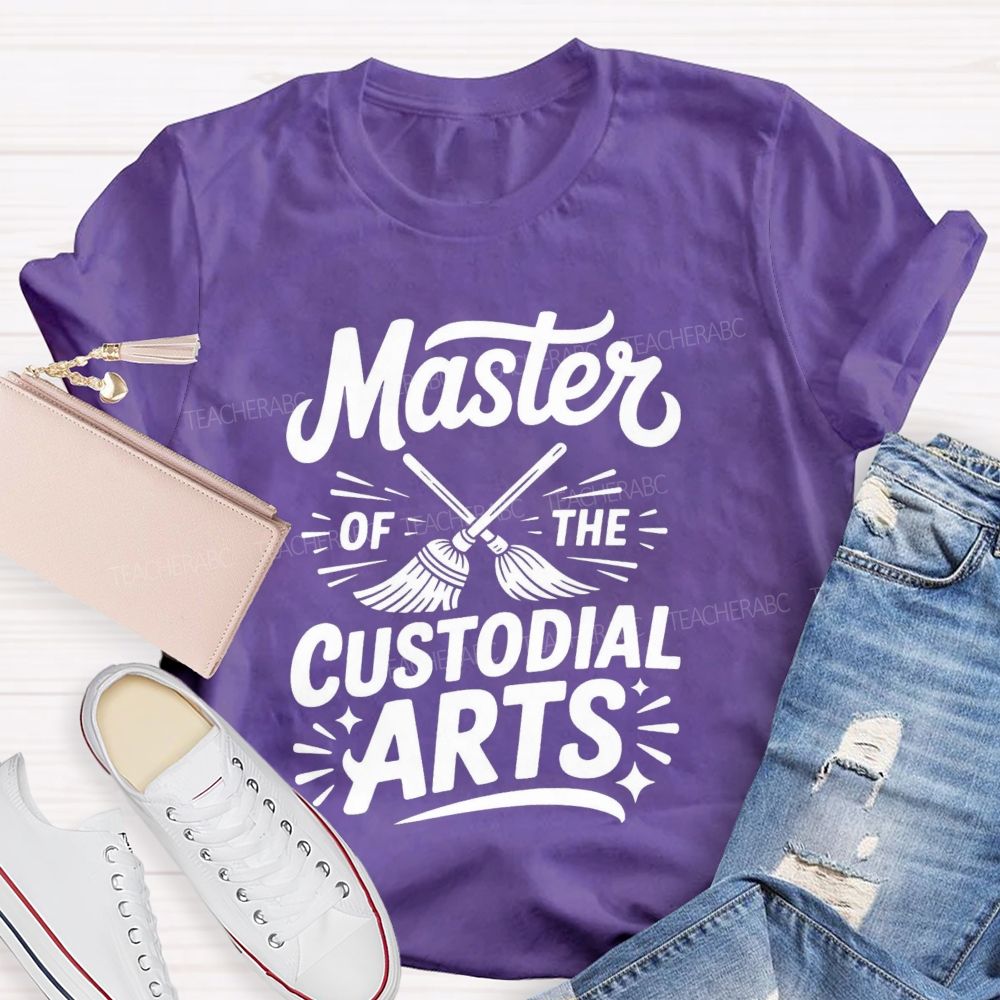 Master Of The Custodial Arts Teacher T-shirt
