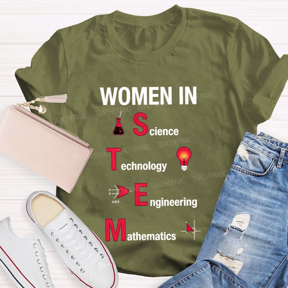 Science Technology Engineering Mathematics Breaking Boundaries Teacher T-shirt