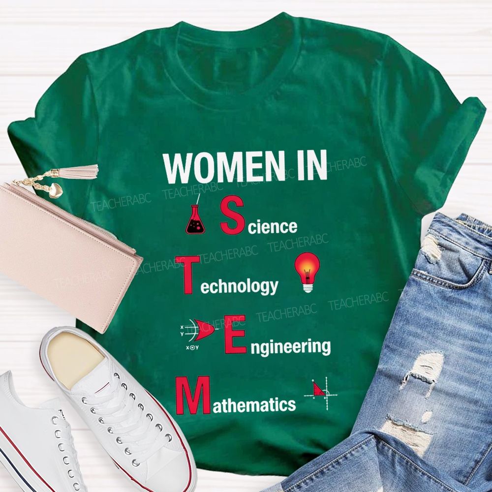 Science Technology Engineering Mathematics Breaking Boundaries Teacher T-shirt